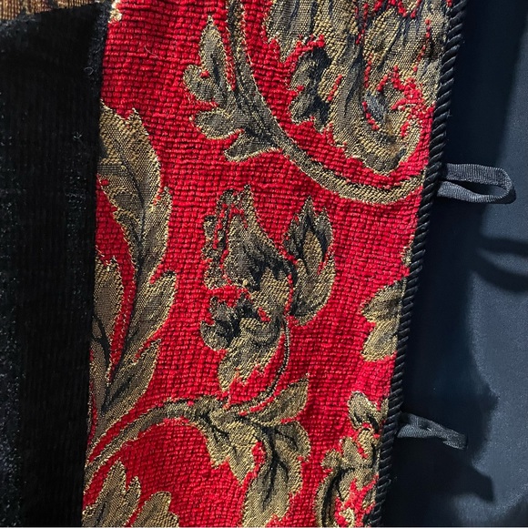 Vintage Indigo Moon Women’s Embroidered Tapestry Patchwork Jacket Size Small - Picture 4 of 8